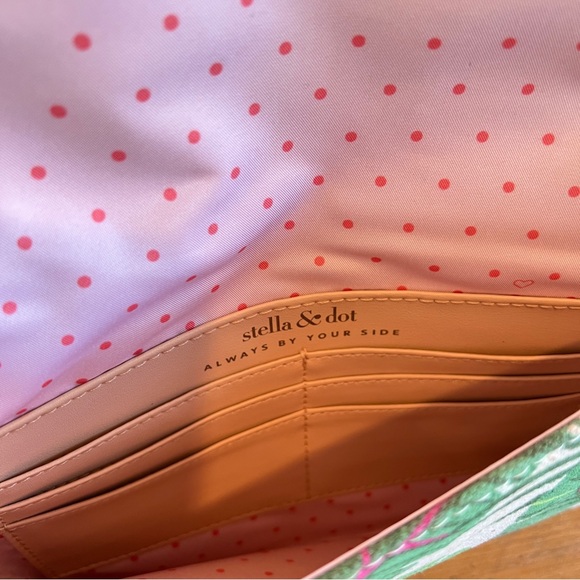 NWOT Stella & Dot Palm Clutch - Picture 4 of 4